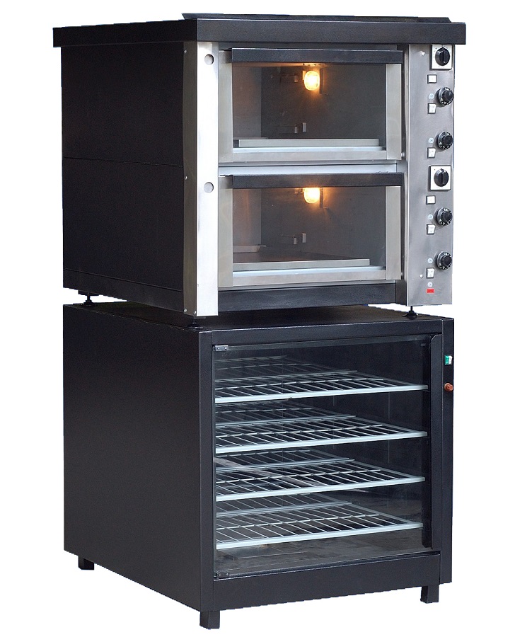 Шкаф жарочный с расстойным шкафом  ХПЭ-750/500.24ЛЮКС-У/ШРЭ2,1-У