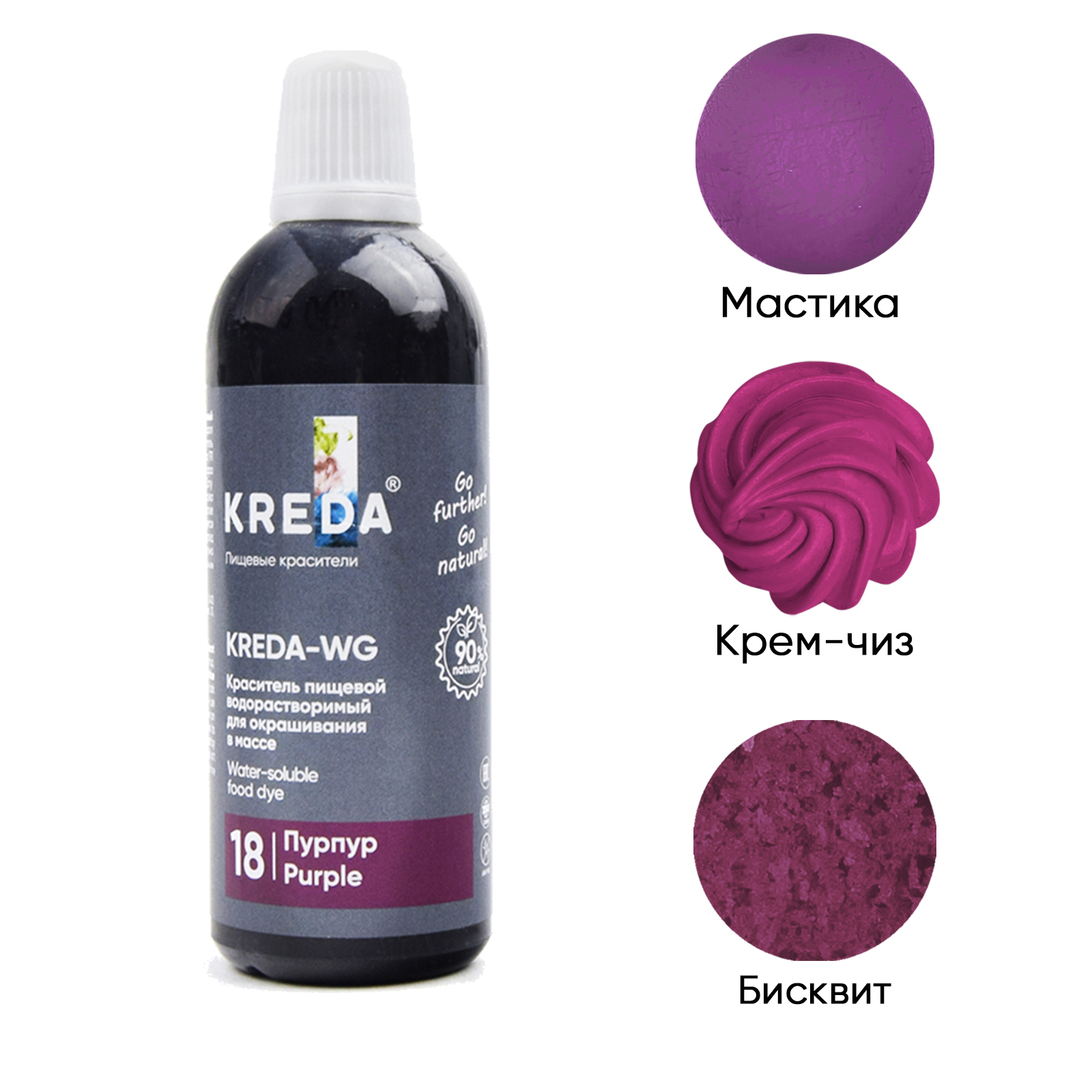 Краситель пищевой 100гр пурпур