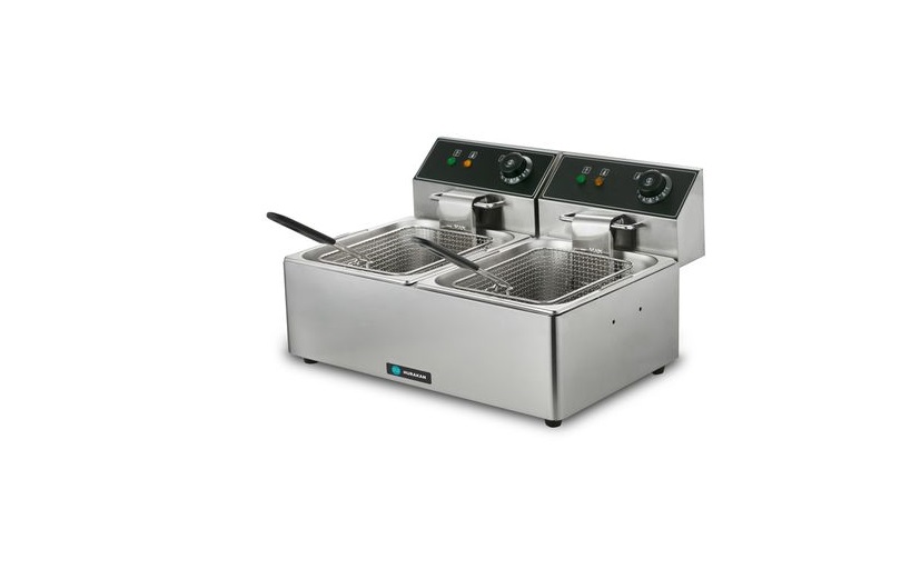 Электрофритюрница двойная 6+6 л HKN-FT66N