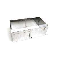 Форма резак вырубка квдарат раздвижная 150х280мм h60мм