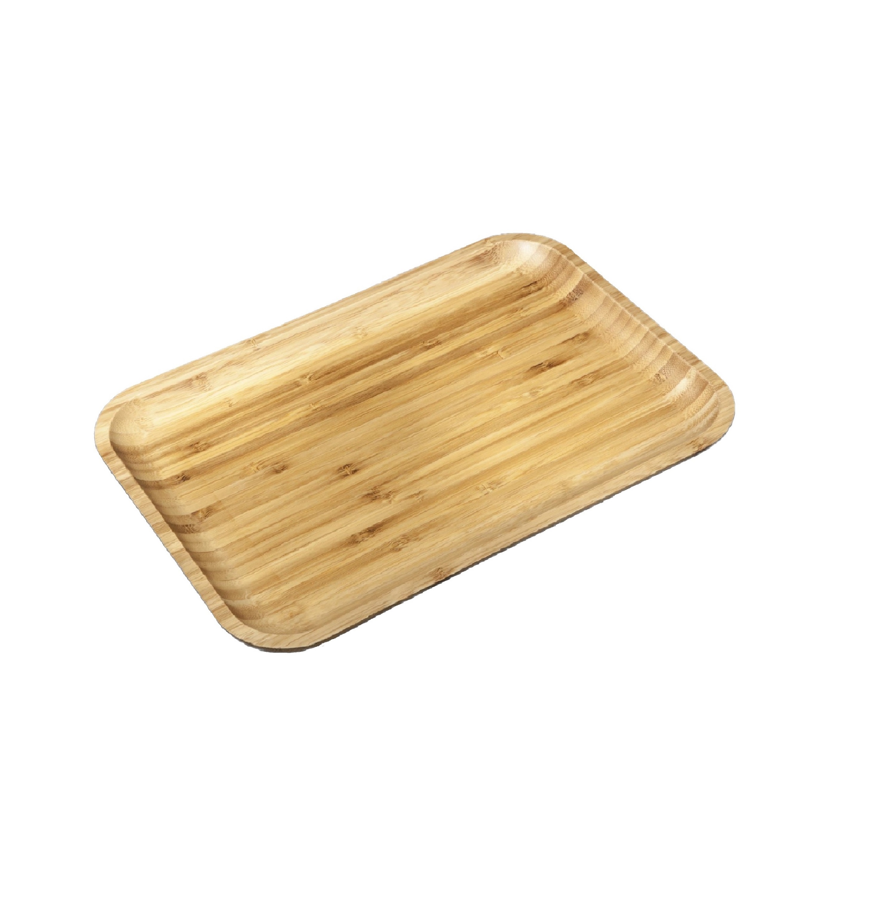 Блюдо прямоугольное 355x255мм бамбук