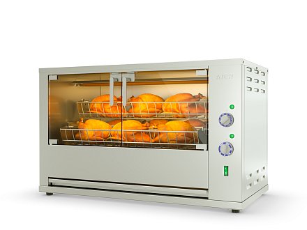 Гриль для кур карусельный Атеси Командор-5Э-Т