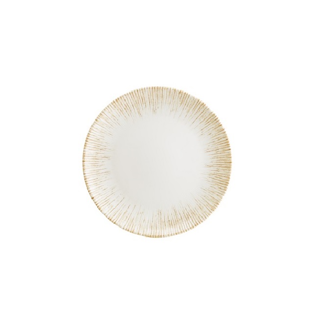Тарелка d210мм светло-бежевая "Ирис" Bonna IRSMUGRM21DZ