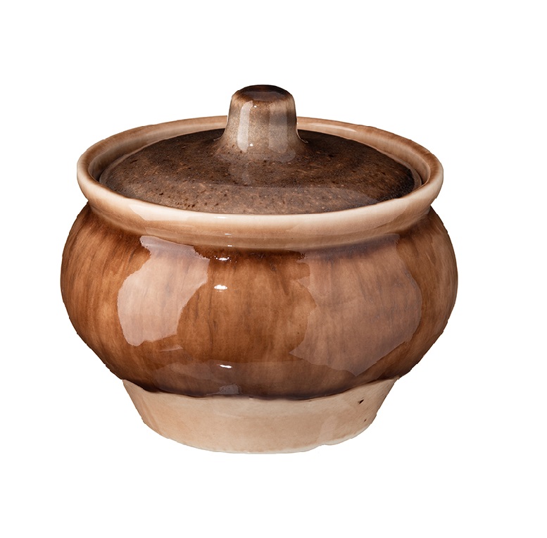 Горшок для запекания 500мл h115мм "Маррон Реативо"