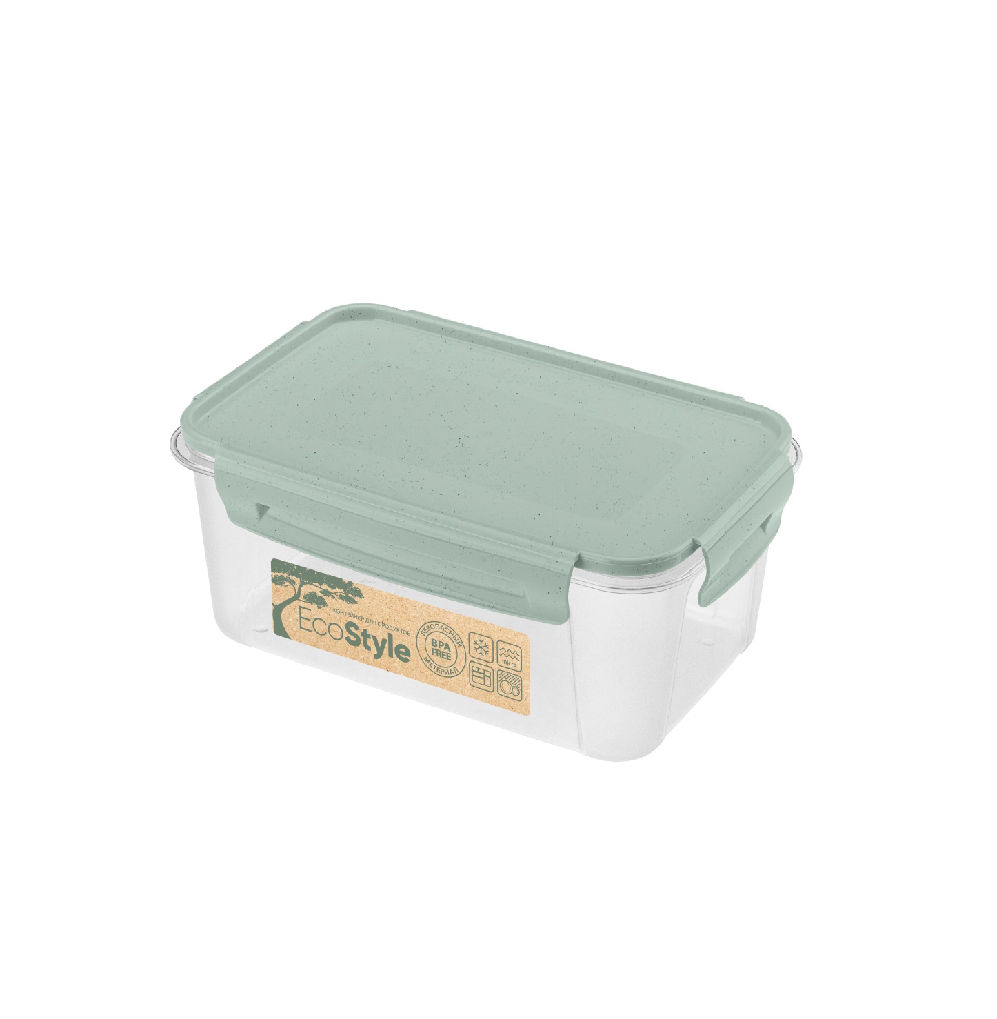 Контейнер для продуктов с крышкой 1,1л