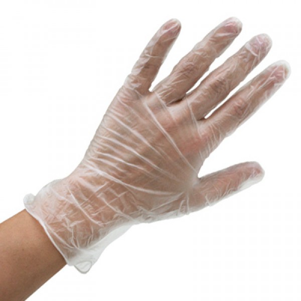 Перчатки виниловые размер M