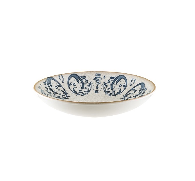 Тарелка глубокая d250мм 1300мл "Виенто" Bonna S-MT-VIEBLM25CK