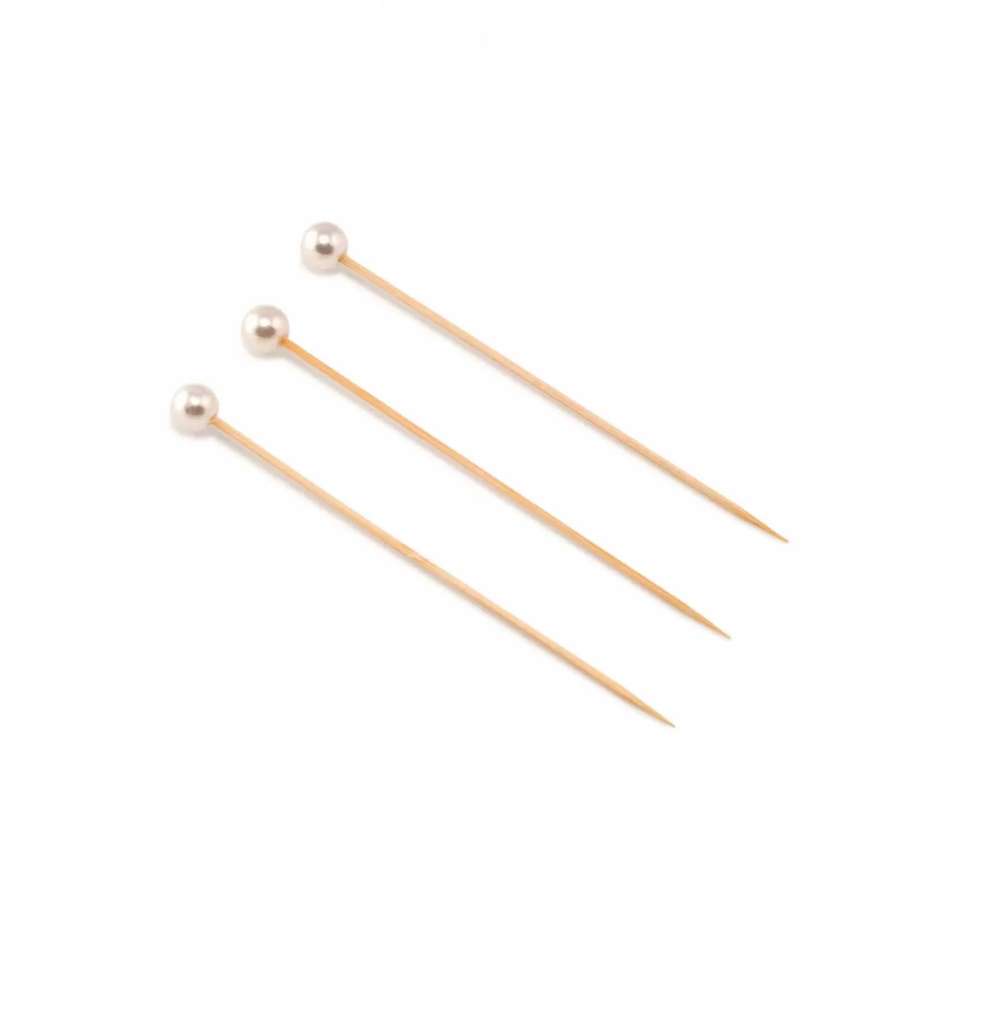 Пики бамбуковые "Жемчужина" 120мм 100шт/уп.