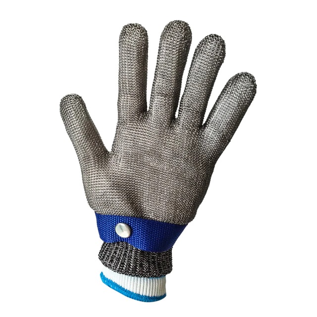 Перчатка кольчужная с защитой от порезов н/ж сталь ХL
