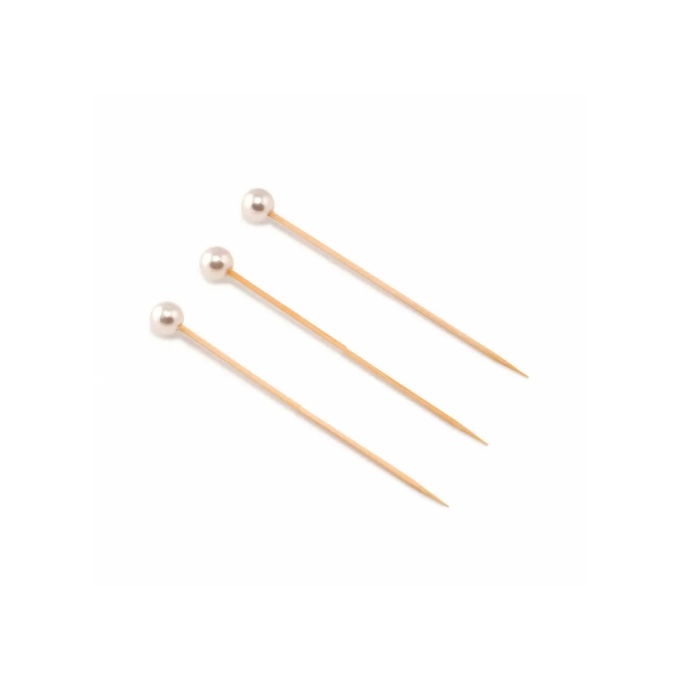 Пики бамбуковые "Жемчужина" 120 мм 100шт/уп.