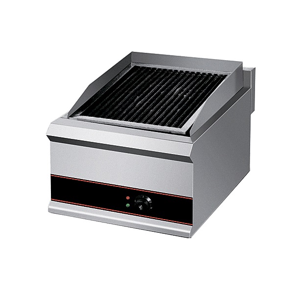 Гриль лавовый электрический с чугуной решеткой HEL-977 Gastrorag