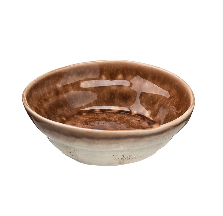 Тарелка глубокая 1000мл d215мм h70мм "Маррон Реативо"