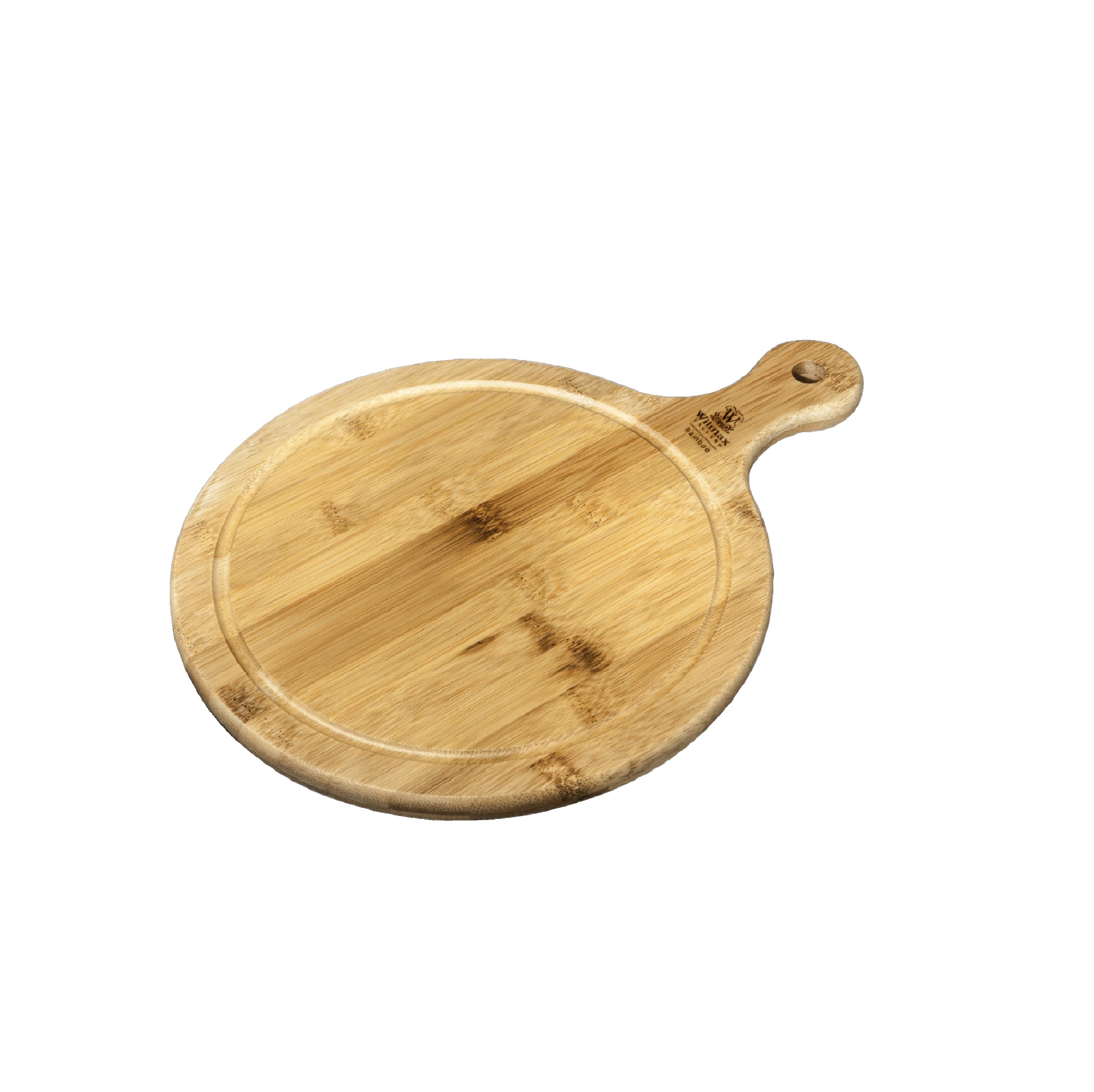 Доска для подачи с ручкой 340x255мм бамбук