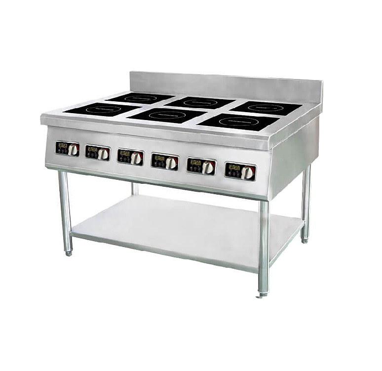 Плита индукционная 6-конфорочная на подставке 21кВт Gemlux GL-IC3506PRO