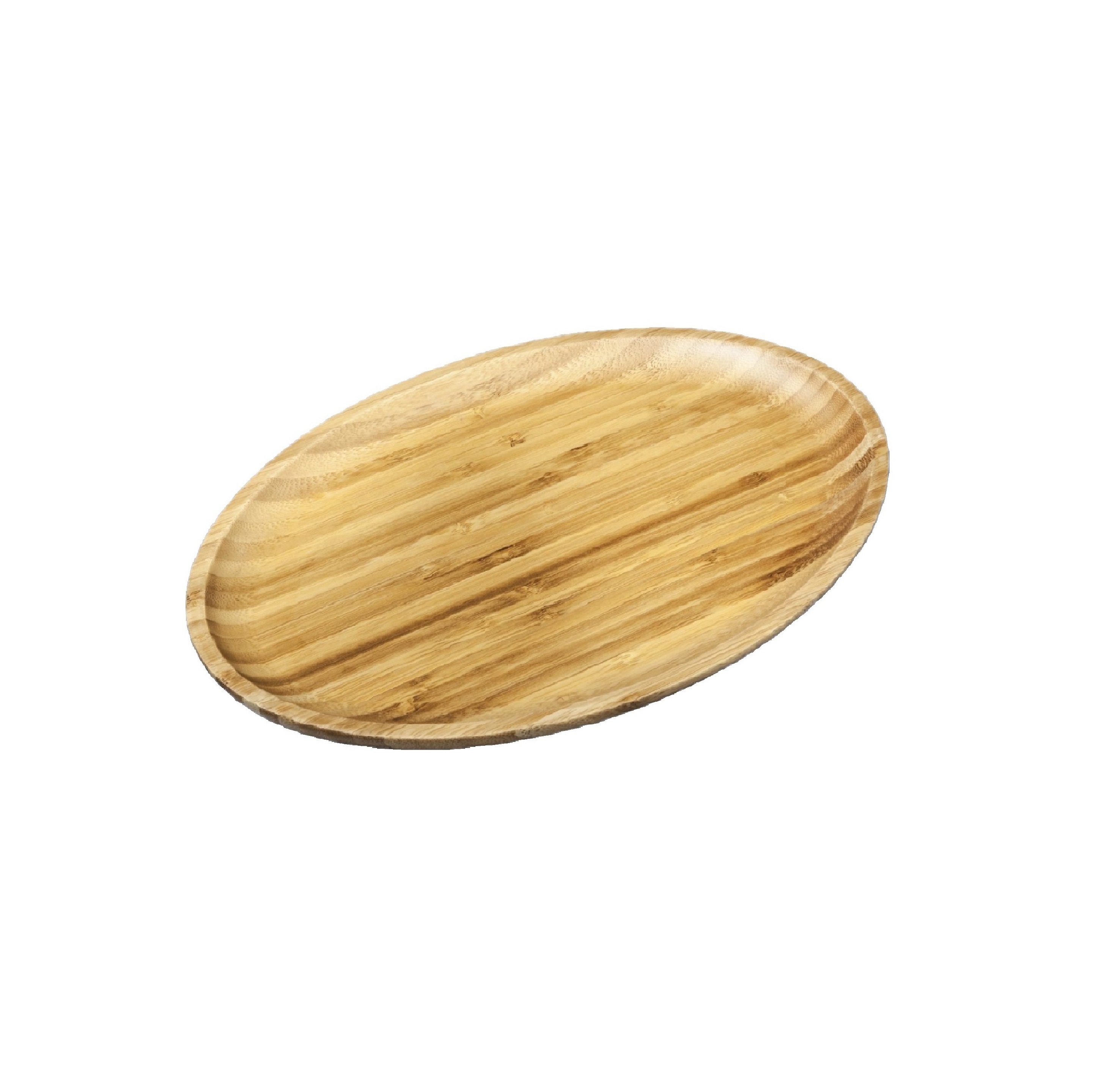 Блюдо овальное 355x245мм бамбук