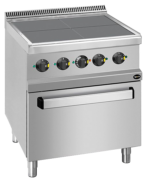 Плита электрическая 4-конфорочная с духовкой Apach APRE-77QFEK