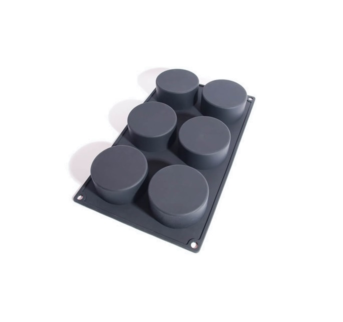 Форма силиконовая Диски (6шт. d80мм h30мм) 297х185мм