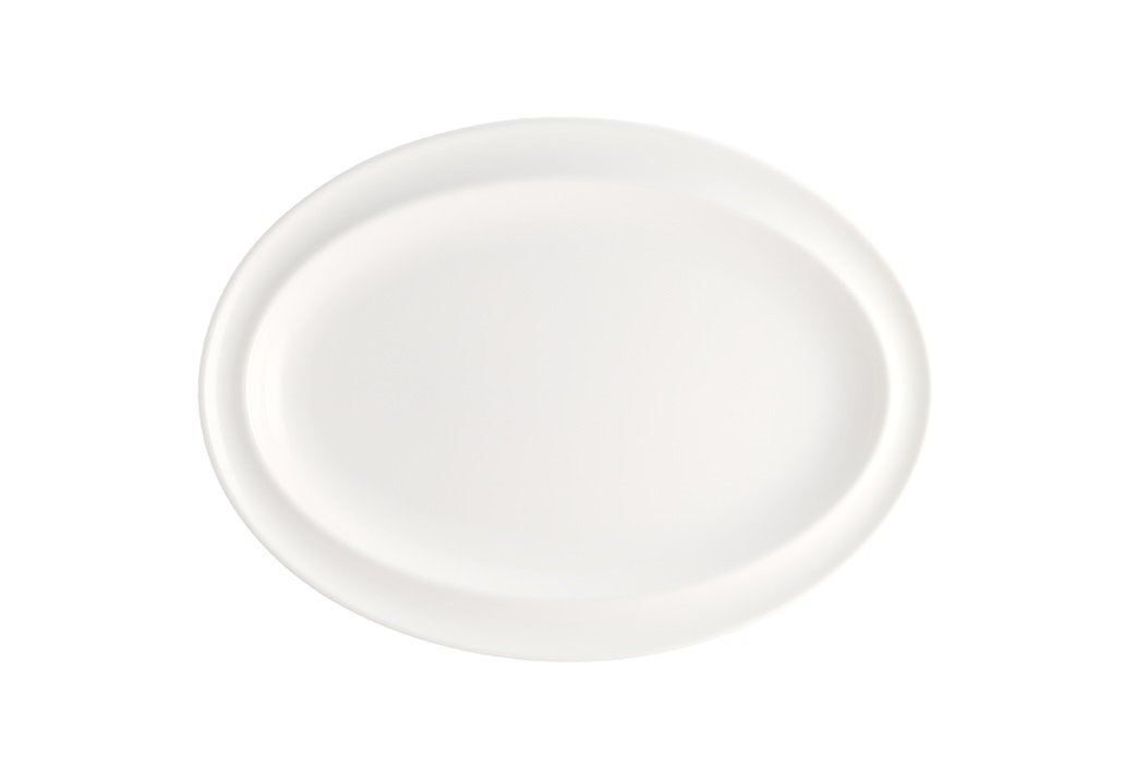 Блюдце овальное 320х235мм Уайт/White Bonna ALX32OV
