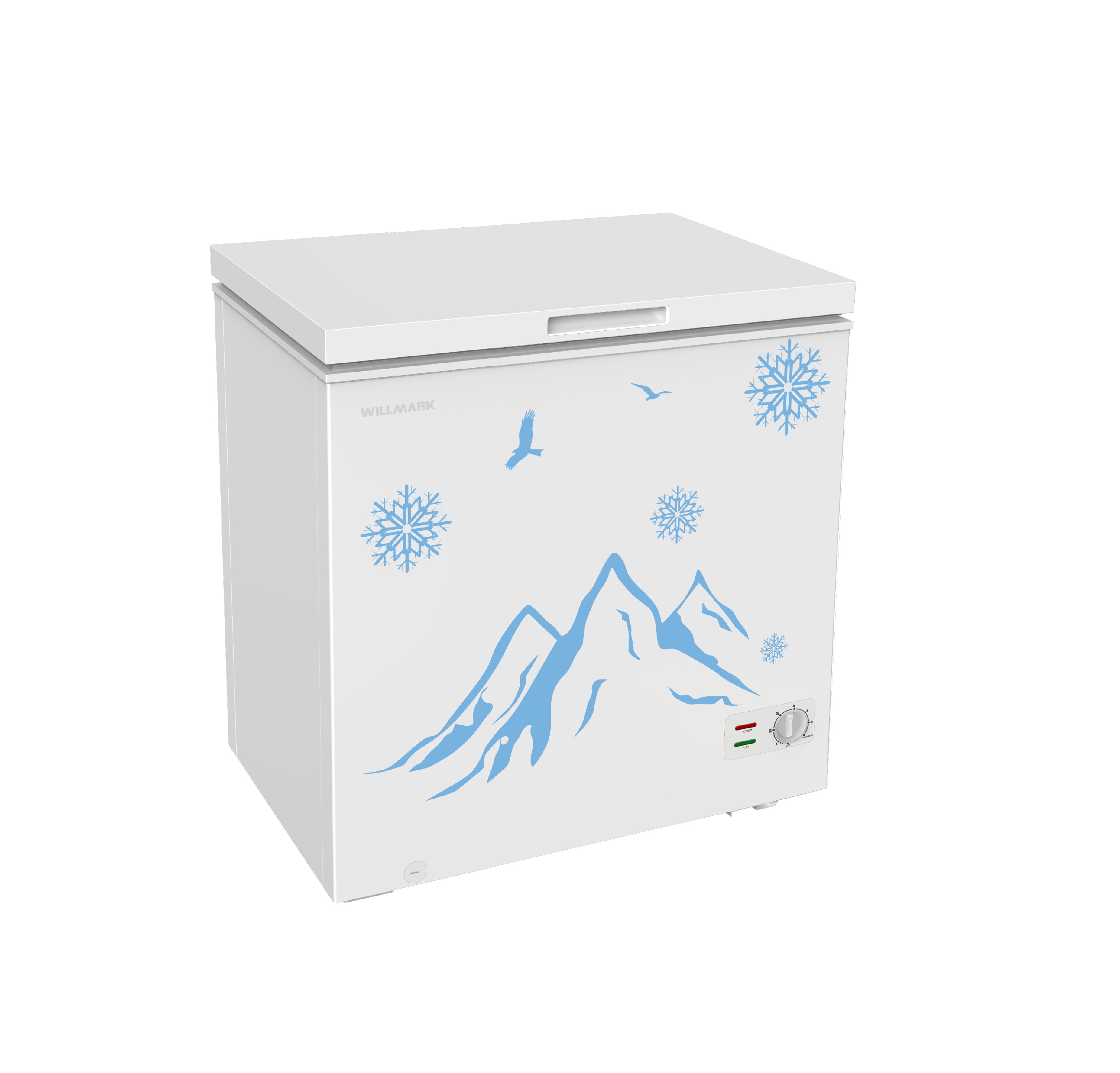 Ларь морозильный 2 корзины с глухой крышкой Willmark CF-250CS