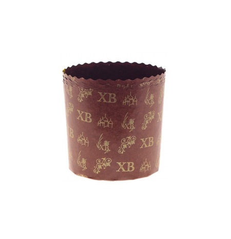 Форма бумажная "Кулич" пасхальный 100г Р70/60  упаковка 100шт.