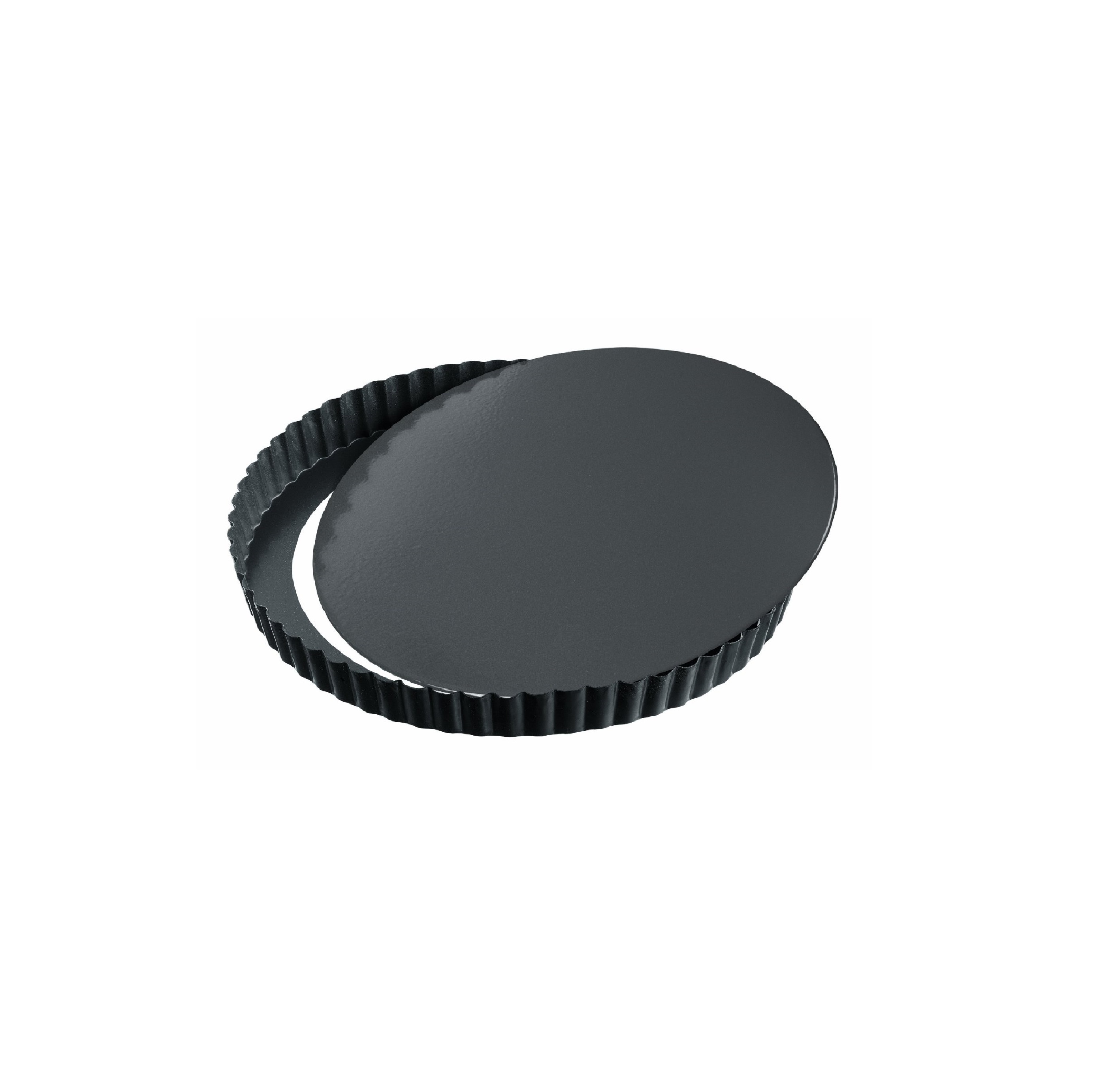 Форма для пиццы 200х181мм гофрированная со съемным дном