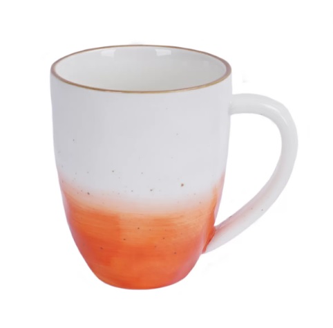 Кружка 450мл фарфор, оранжевый цвет "The Sun"