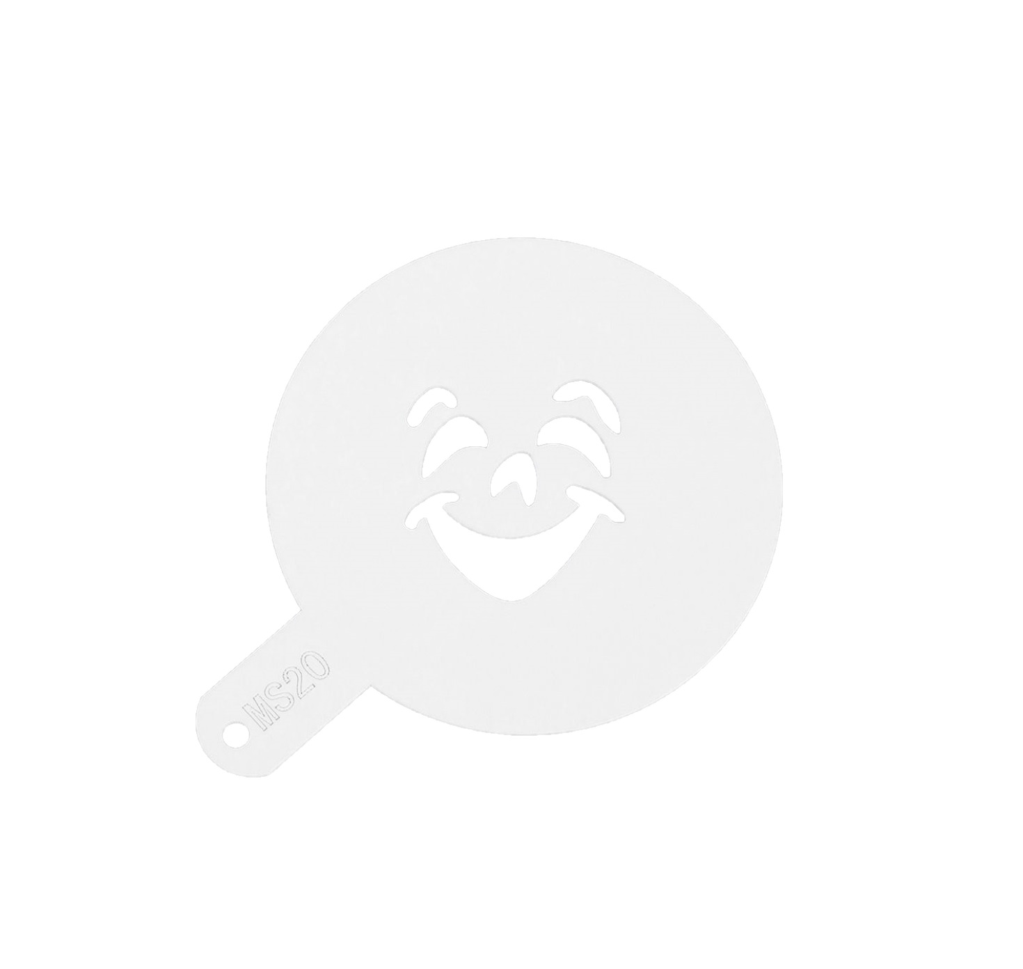 Трафарет для кофе "Клоун" d110мм АКЦИЯ