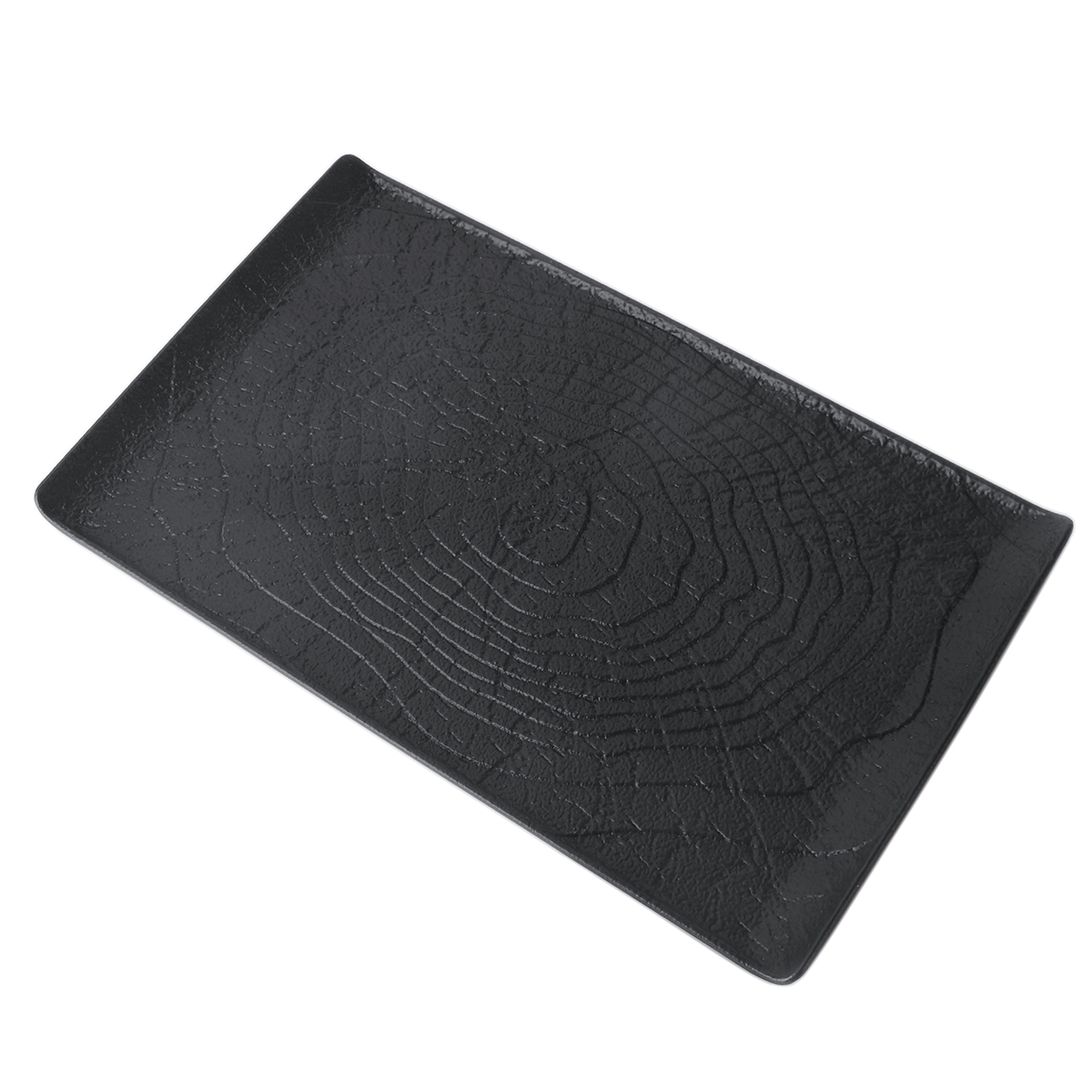 Блюдо прямоугольное 335х205мм "Black Raw Wood"