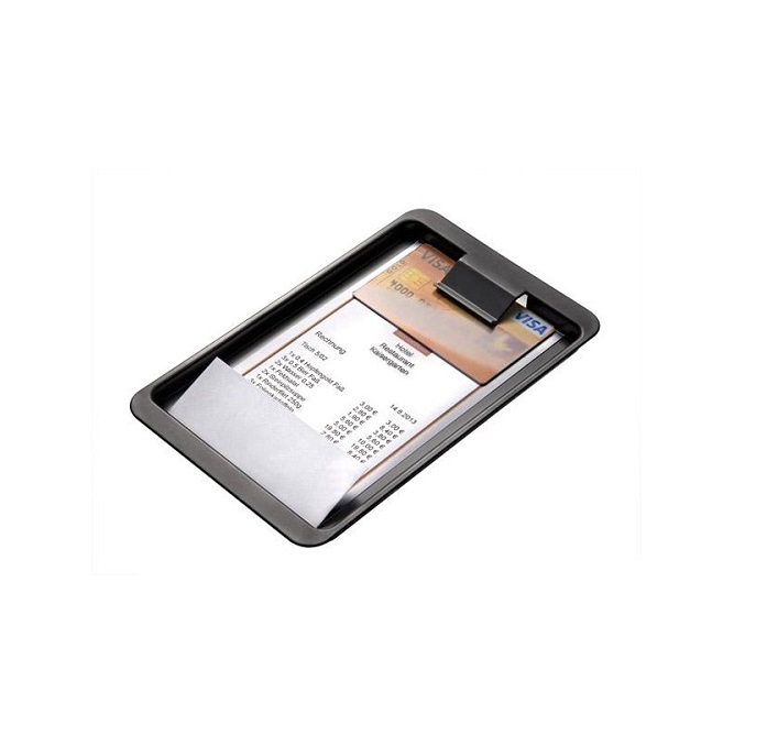 Подносик для денег с зажимом 200х120мм