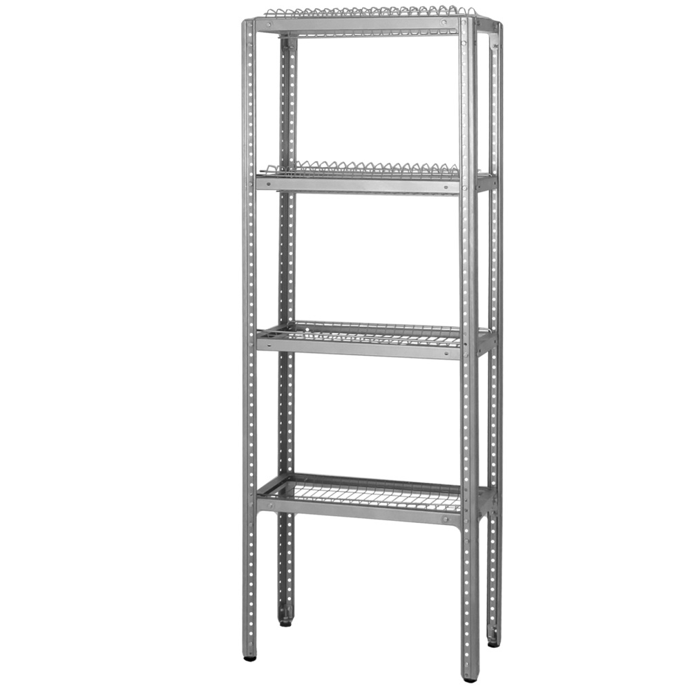 Стеллаж кухонный для тарелок 800х300х1600мм нержавеющая сталь