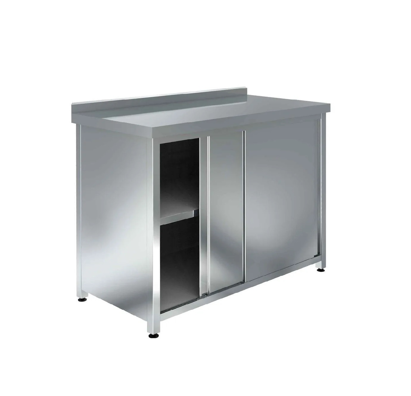 Стол 1200х600х870мм закрытый с бортом двери купе