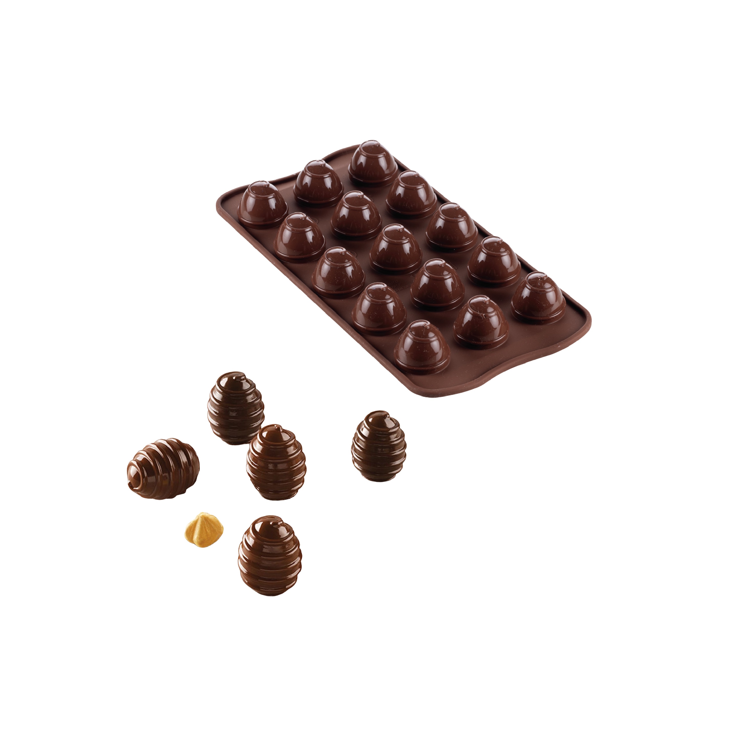 Форма силиконовая Шоко спираль