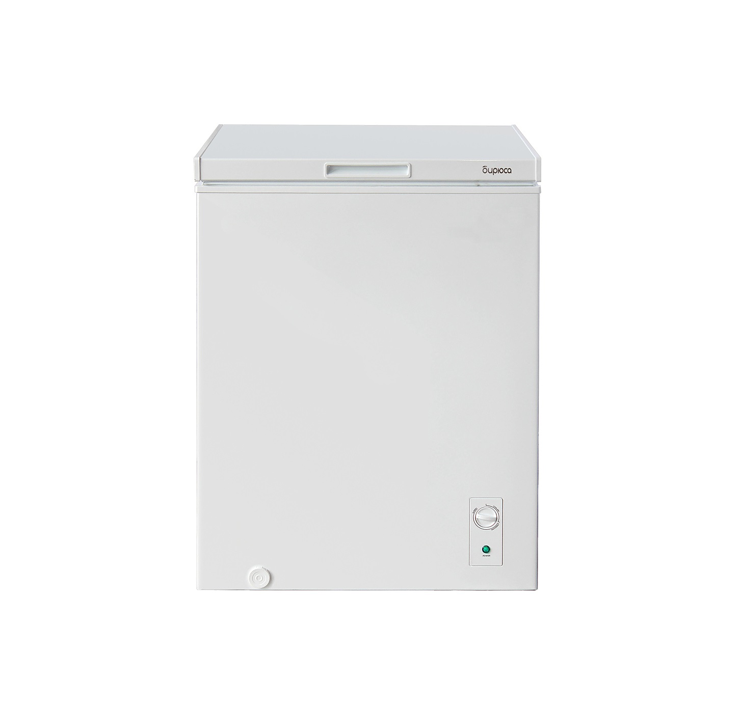 Ларь морозильный с глухой белой крышкой Бирюса 170КХ