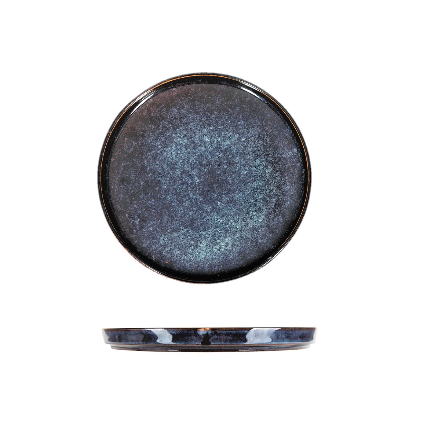 Тарелка с бортом d223мм Corone Celeste