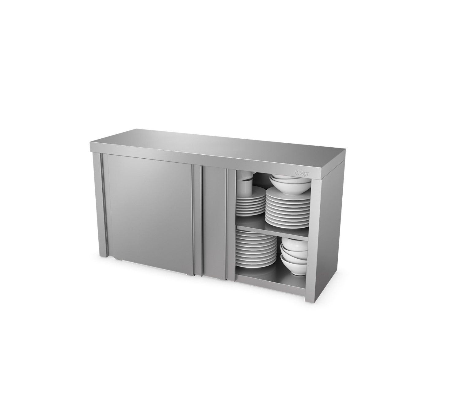 Полка 1100х420х640мм закрытая