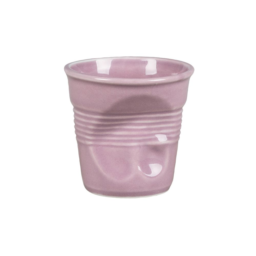 Чашка для эспрессо Barista "мятая" 90мл h6 см, сиреневая