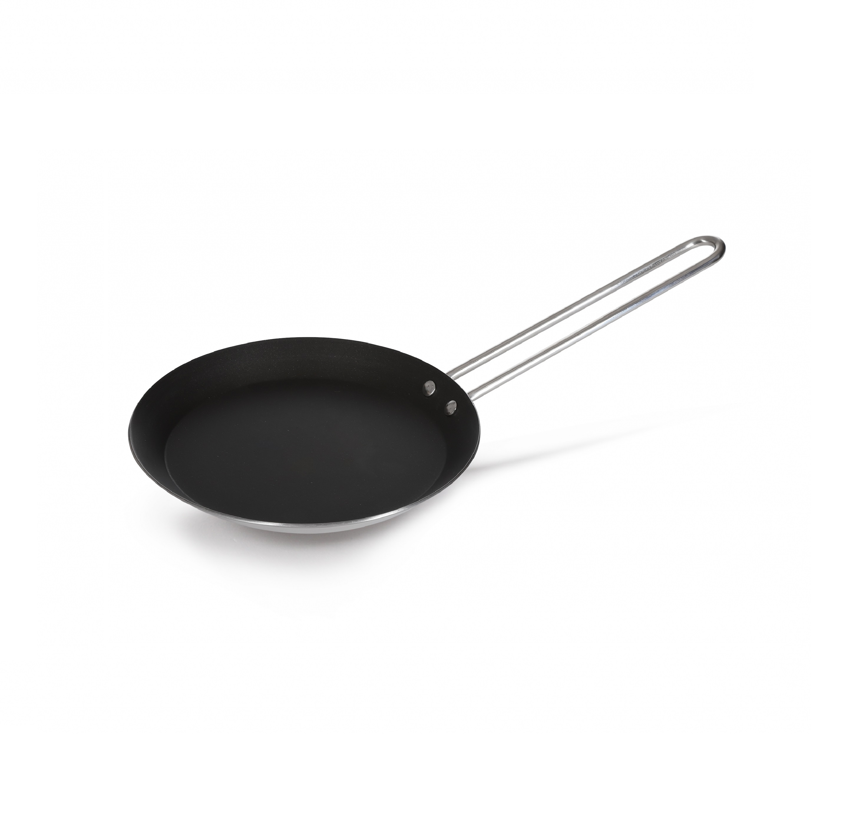 Сковорода блинная нерж. сталь антипригарное проф. покрытие  d240мм, индукция