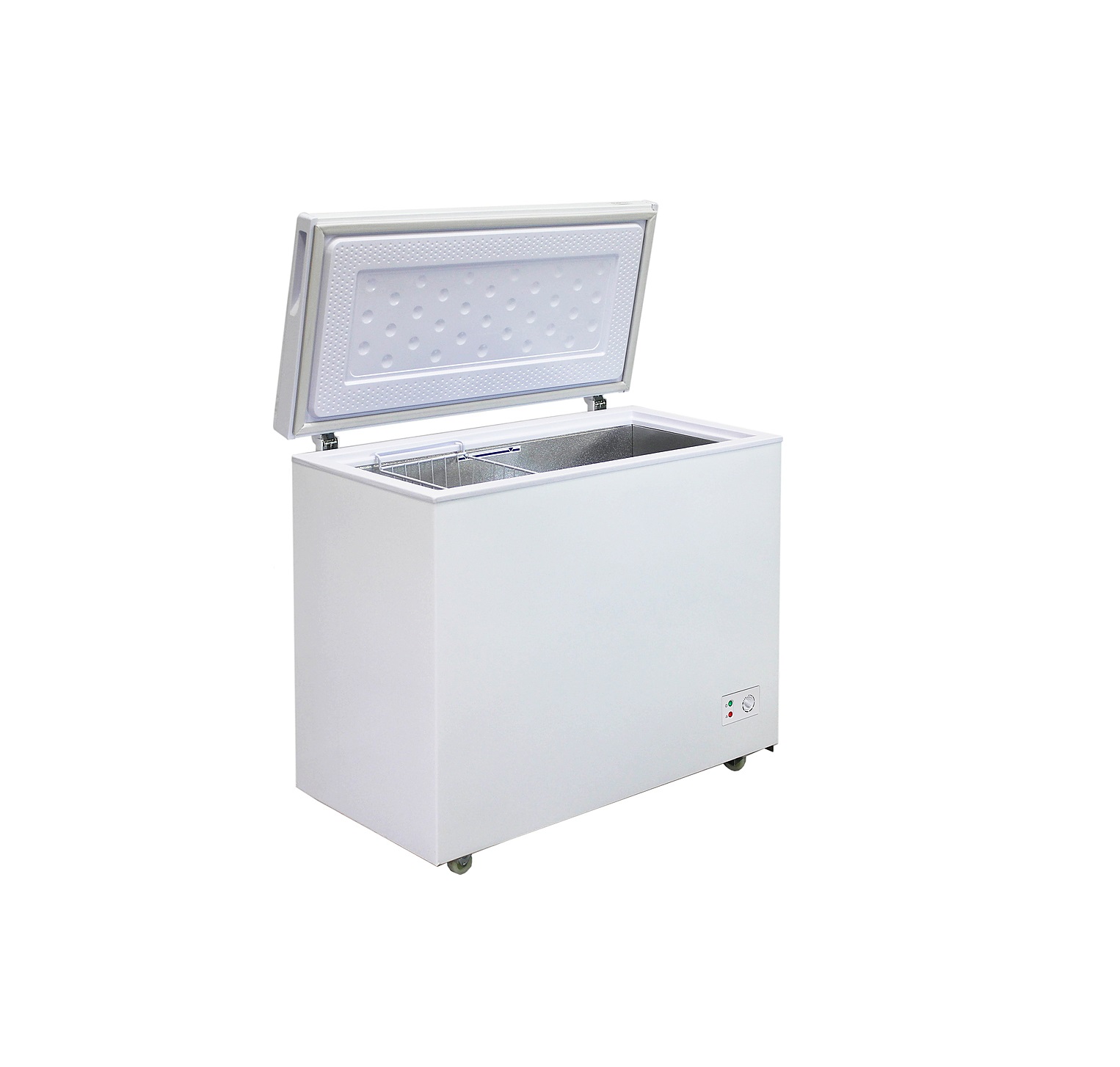 Ларь морозильный с глухой белой крышкой Бирюса 240КХ