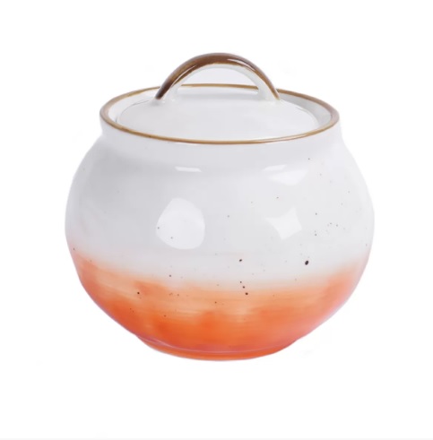 Сахарница 400мл фарфор, оранжевый цвет "The Sun"