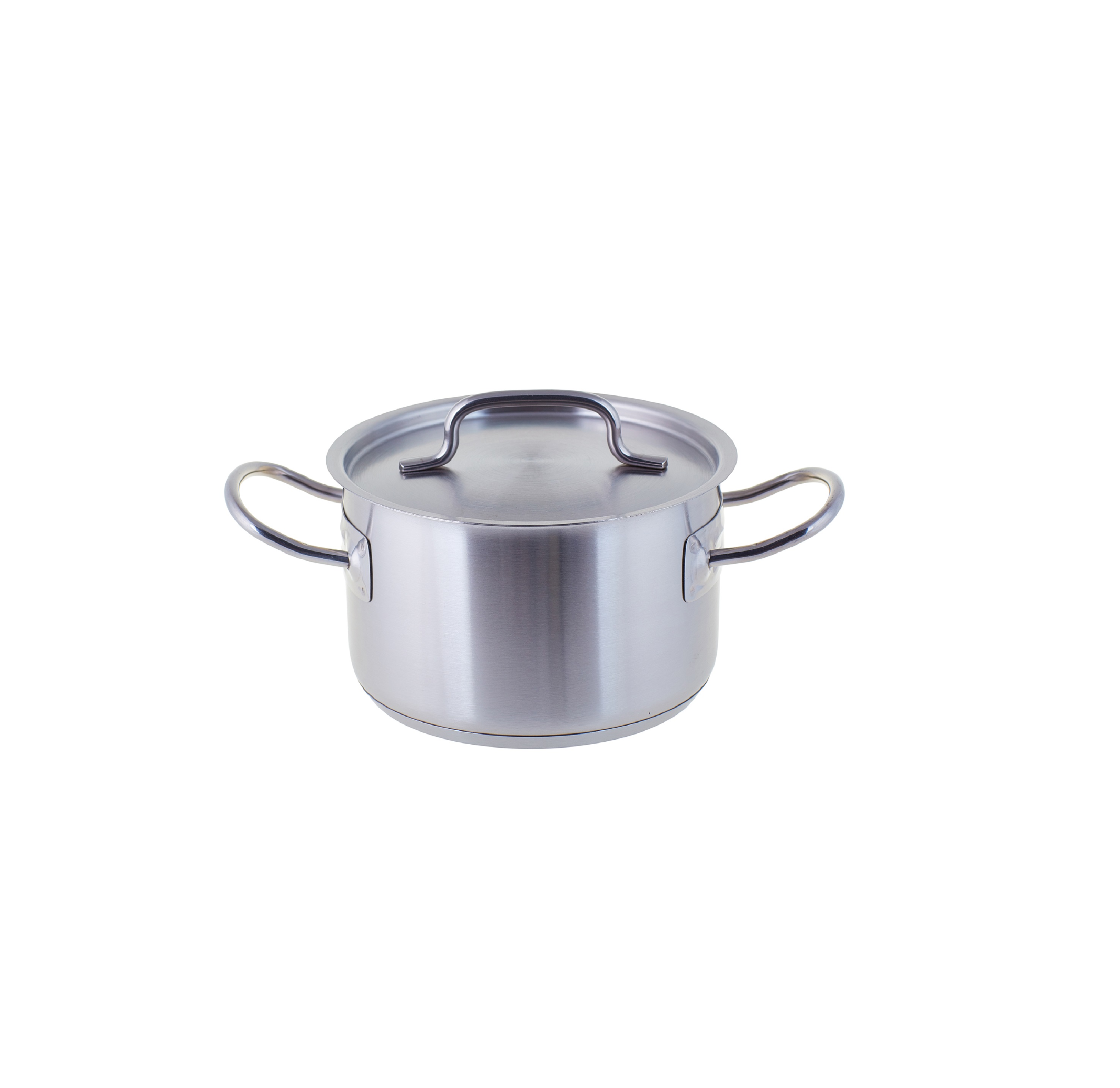 Кастрюля нержавеющая сталь 2л с крышкой d160 h100мм индукция