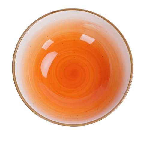 Салатник 15,5х15,5х5см 510мл фарфор, оранжевый цвет "The Sun"