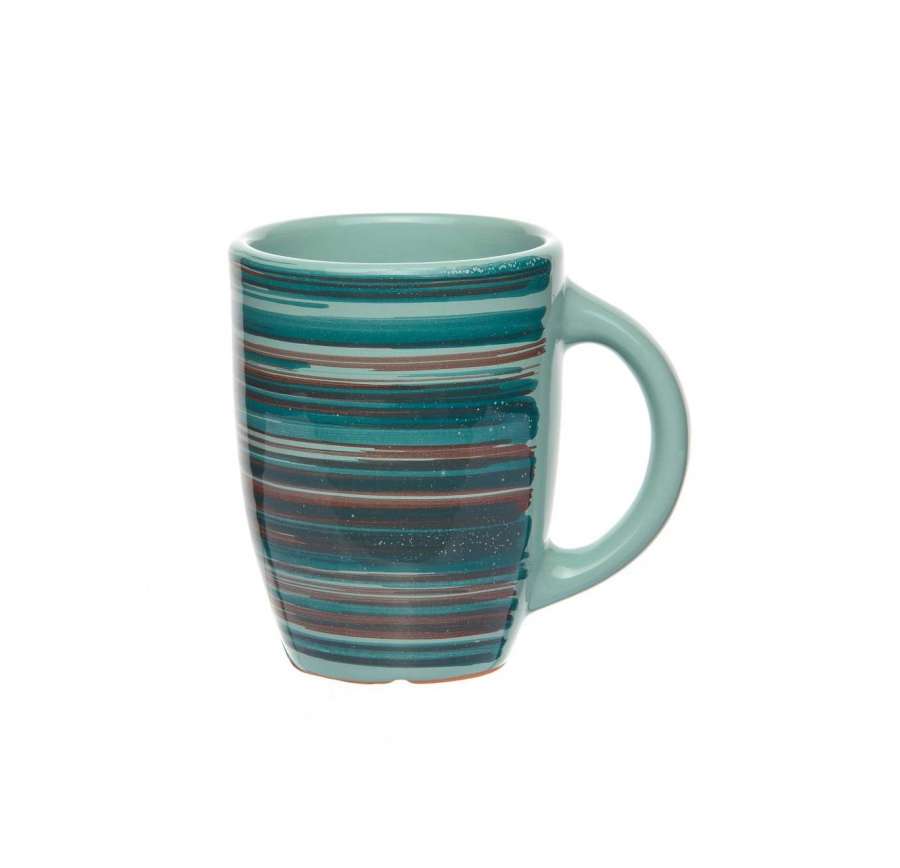 Чашка чайная Грация 350мл "Скандинавия" голуб. керамика