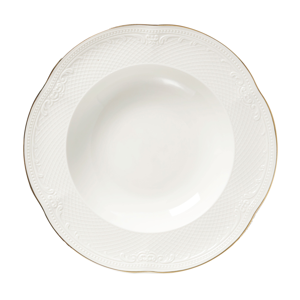 Тарелка глубокая d230мм Aristocrat Gold Noble