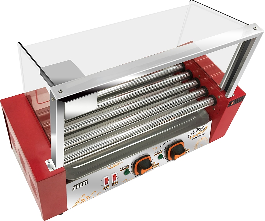 Гриль роликовый с защитным экраном Airhot RG-5S