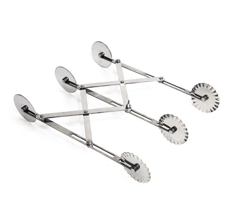 Нож дисковый двусторонний гладкий/рифленый 3 ряда нержавеющая сталь