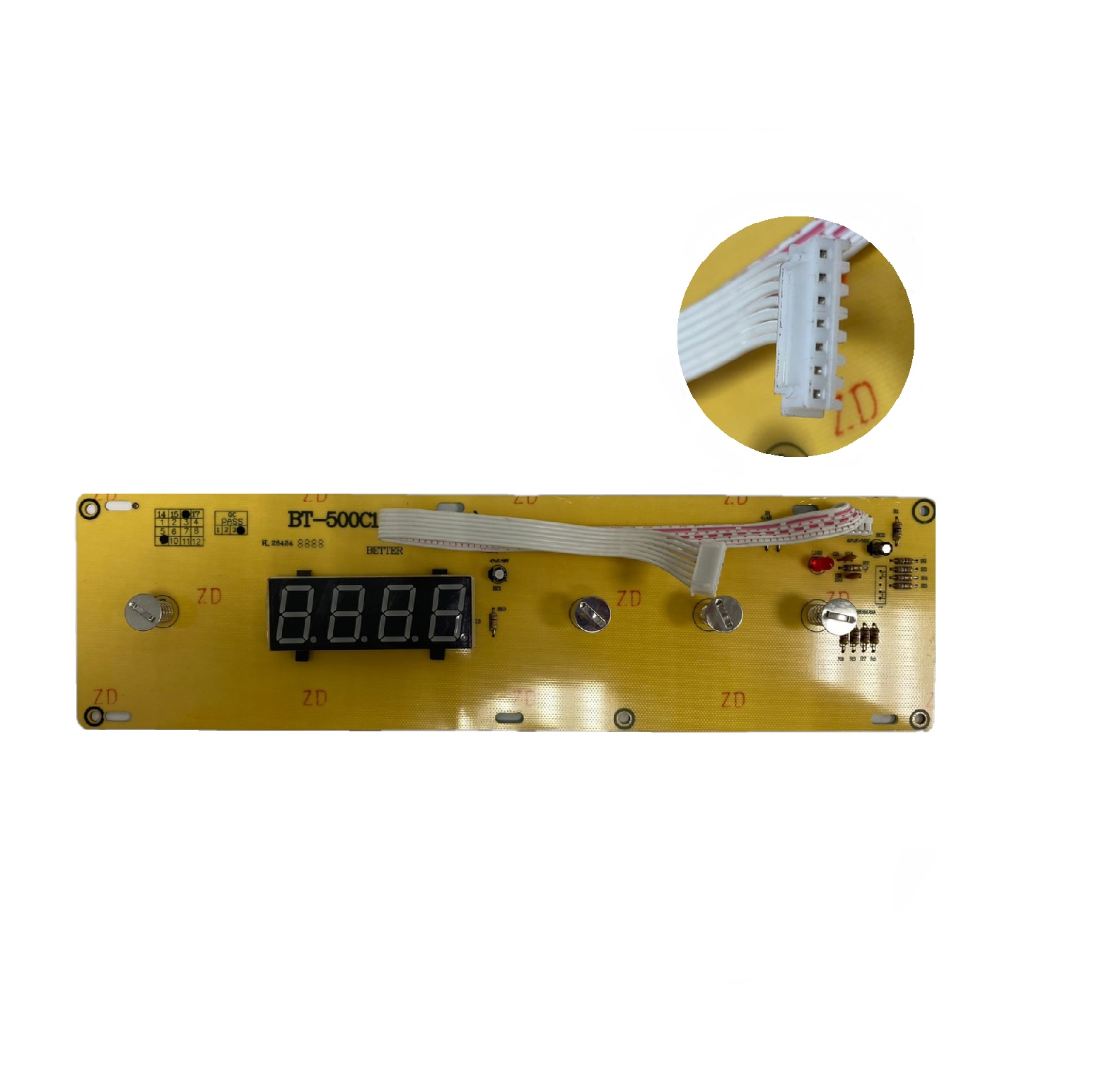 Плата управления для плиты INDOKOR IN3500S/IN5000S WOK (7 пин)