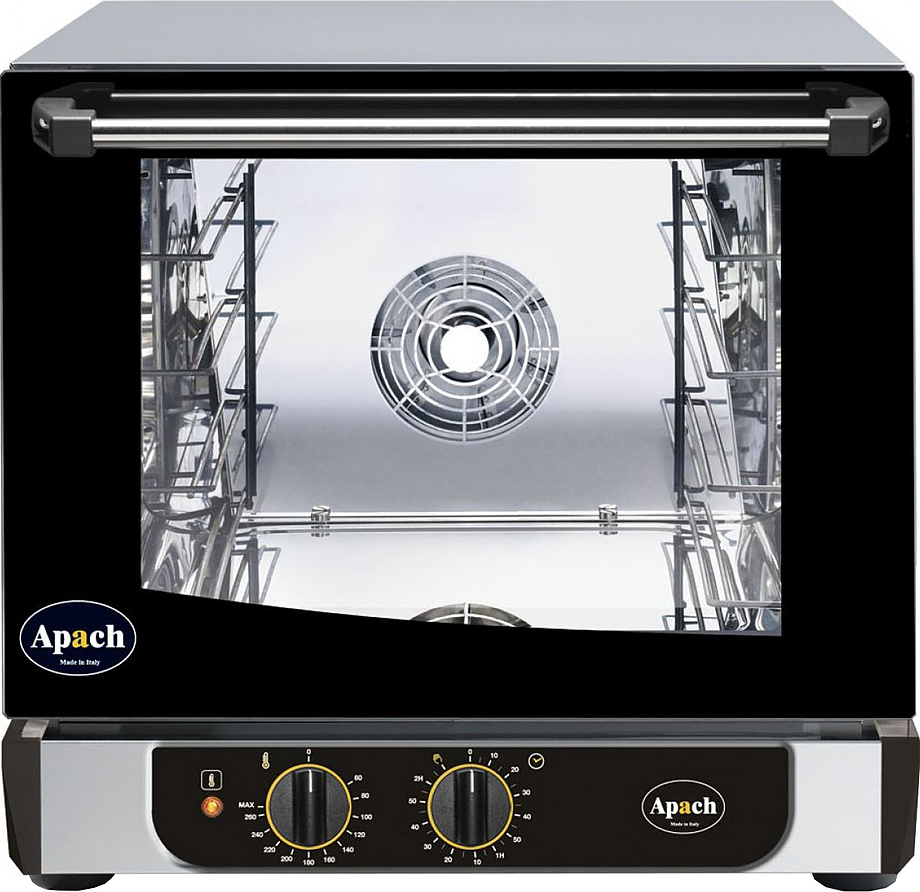 Печь конвекционная 4 уровня 450х340 с пароувл. Apach AD44MH ECO
