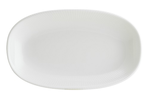 Блюдо овальное 150х85мм Ирис Белый Bonna IRSWHGRM15OKY