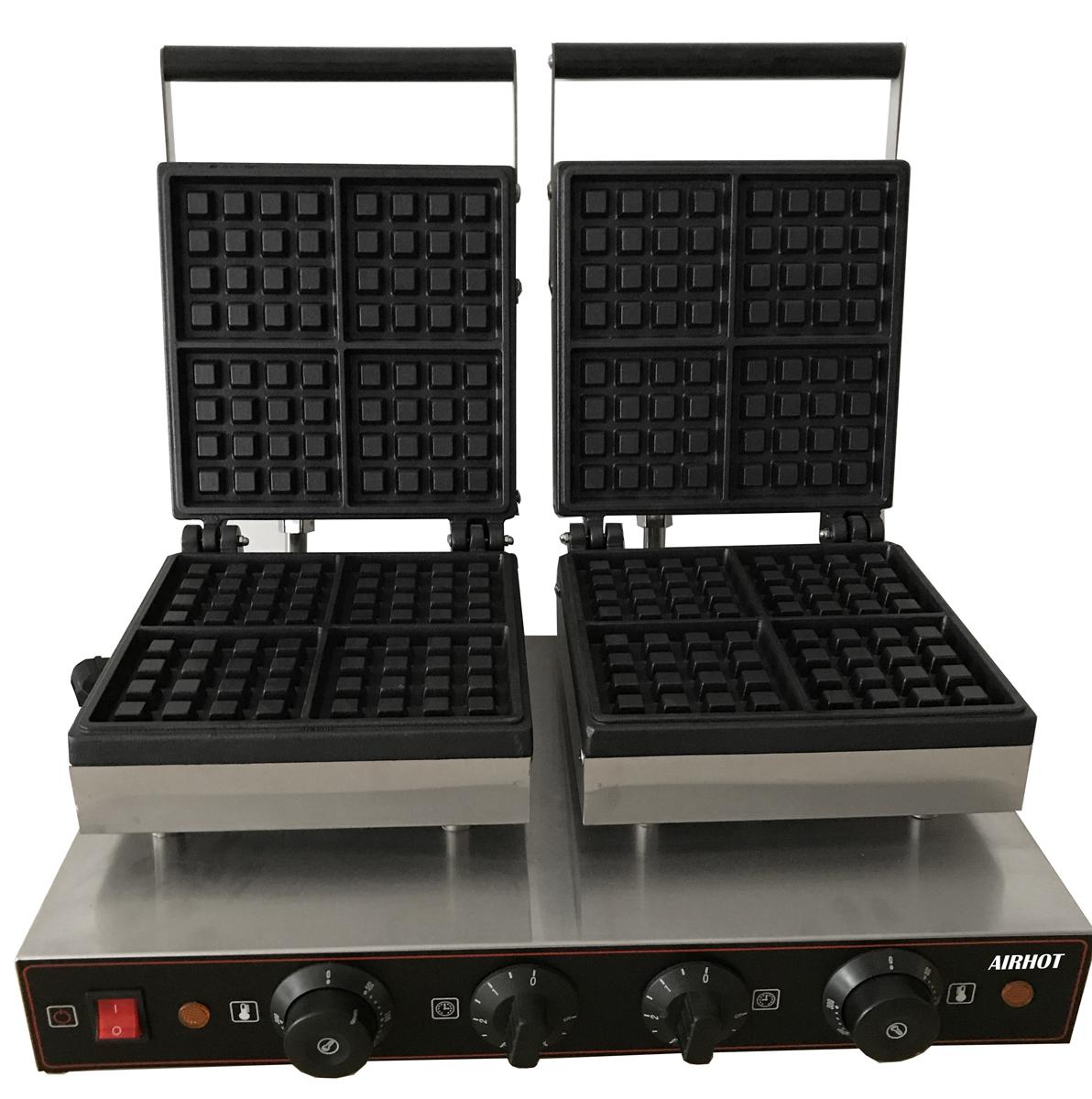 Вафельница для бельгийских вафель двойная Airhot WE-1BD