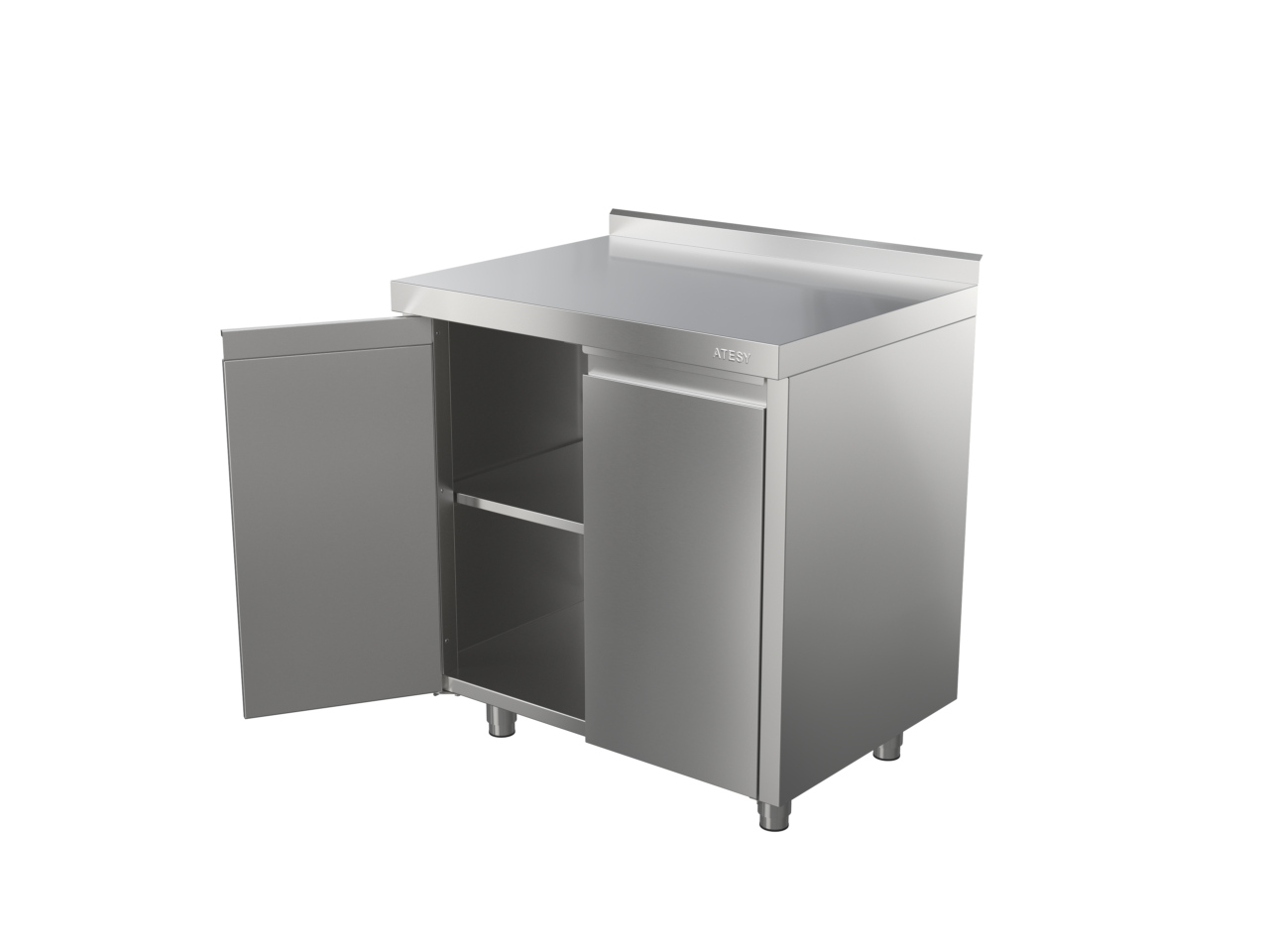 Стол закрытый 800х600х870 двери распашные